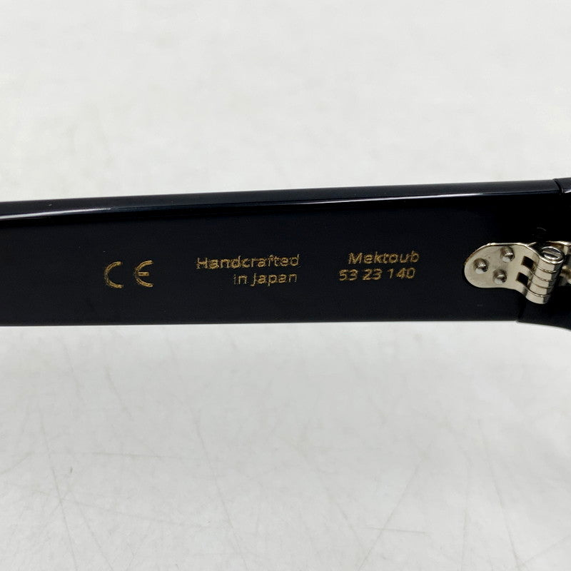 【中古品】【メンズ/レディース】 PORT TANGER ポートタンジェ 53 23 140 MEKTOUB SUNGLASSES メクトゥーブ サングラス 203-250927-ya-13-izu サイズ：53口23-140 カラー：ブラック 万代Net店