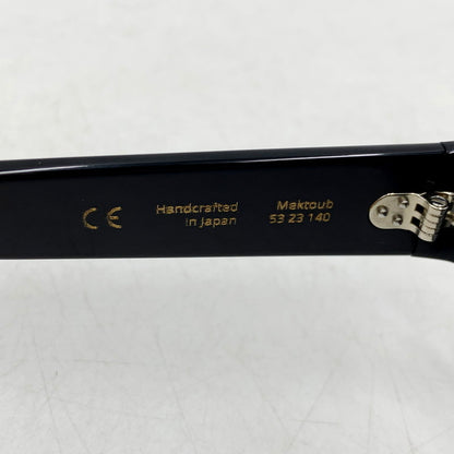【中古品】【メンズ/レディース】 PORT TANGER ポートタンジェ 53 23 140 MEKTOUB SUNGLASSES メクトゥーブ サングラス 203-250927-ya-13-izu サイズ：53口23-140 カラー：ブラック 万代Net店