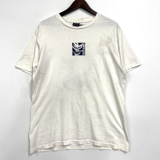 【中古品】【メンズ】 OLD STUSSY オールド ステューシー 両シングル USA製 紺タグ 90S DRAGON SS TEE ドラゴン ショートスリーブ Ｔシャツ トップス 半袖 142-250926-ya-09-izu サイズ：L カラー：白 万代Net店