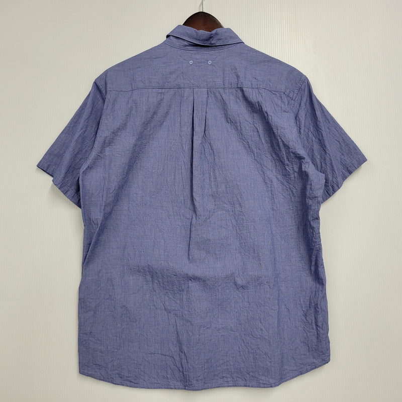 【中古品】【メンズ】 VOILE WASHER REGULAR-FIT S/S SHIRT SPNT-252057 ボイル ワッシャー レギュラーフィット ショートスリーブ シャツ 半袖 トップス 142-260106-as-12-izu サイズ：2 カラー：ブルー 万代Net店