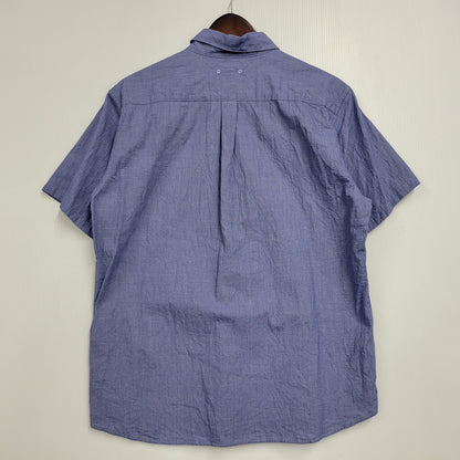 【中古品】【メンズ】 VOILE WASHER REGULAR-FIT S/S SHIRT SPNT-252057 ボイル ワッシャー レギュラーフィット ショートスリーブ シャツ 半袖 トップス 142-260106-as-12-izu サイズ：2 カラー：ブルー 万代Net店