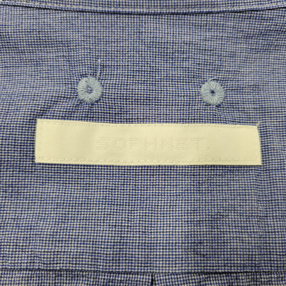 【中古品】【メンズ】 VOILE WASHER REGULAR-FIT S/S SHIRT SPNT-252057 ボイル ワッシャー レギュラーフィット ショートスリーブ シャツ 半袖 トップス 142-260106-as-12-izu サイズ：2 カラー：ブルー 万代Net店