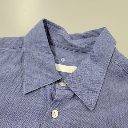 【中古品】【メンズ】 VOILE WASHER REGULAR-FIT S/S SHIRT SPNT-252057 ボイル ワッシャー レギュラーフィット ショートスリーブ シャツ 半袖 トップス 142-260106-as-12-izu サイズ：2 カラー：ブルー 万代Net店