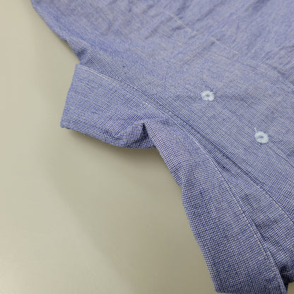 【中古品】【メンズ】 VOILE WASHER REGULAR-FIT S/S SHIRT SPNT-252057 ボイル ワッシャー レギュラーフィット ショートスリーブ シャツ 半袖 トップス 142-260106-as-12-izu サイズ：2 カラー：ブルー 万代Net店