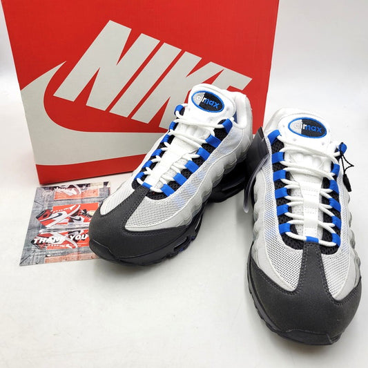 【中古美品】【メンズ】 NIKE ナイキ AIR MAX 95 OG BIG BUBBLE IM7410-100 エア マックス 95 OG ビッグバブル スニーカー 靴 160-250924-hi-06-izu サイズ：27cm US 9 カラー：WHITE/BLUE 万代Net店