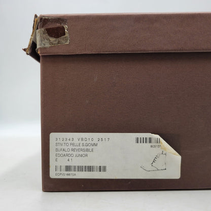 【中古品】【メンズ】 BOTTEGAVENETA ボッテガヴェネタ 6INCH BASIC BOOT 10066 6インチ ベーシックブーツ レースアップブーツ 靴 183-250924-hi-14-izu サイズ：41 カラー：ブラウン 万代Net店