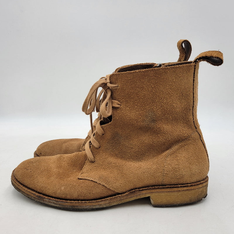 【中古品】【メンズ】 BOTTEGAVENETA ボッテガヴェネタ 6INCH BASIC BOOT 10066 6インチ ベーシックブーツ レースアップブーツ 靴 183-250924-hi-14-izu サイズ：41 カラー：ブラウン 万代Net店