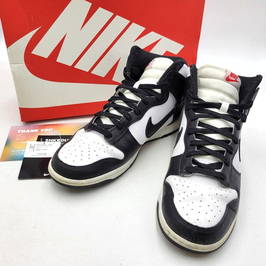 【中古品】【メンズ】 NIKE ナイキ DUNK HIGH RETRO BLACK AND WHITE DD1399-103 ダンク ハイ レトロ ブラックアンドホワイト スニーカー 靴 160-250924-hi-10-izu サイズ：29cm US 11 カラー：WHITE/BLACK 万代Net店