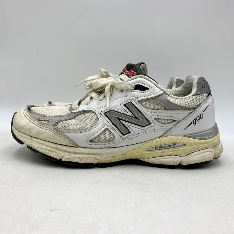 【現状渡し品】【メンズ/レディース】 M990AL3 USA製 990V3 スニーカー シューズ 靴 162-250927-ya-15-izu サイズ：26cm カラー：SEA SALT 万代Net店