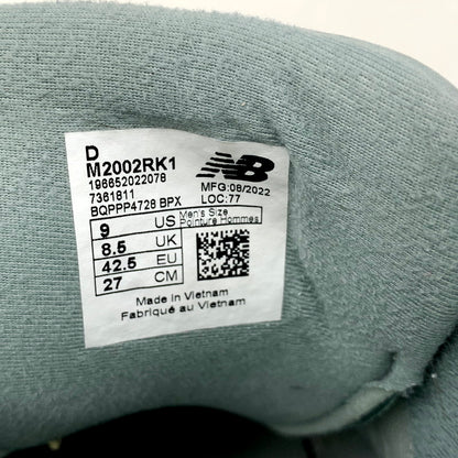 【中古品】【メンズ】 ×KITH キス M2002RK1 2002R スニーカー シューズ 靴 162-250927-ya-14-izu サイズ：27cm カラー：PISTACHIO 万代Net店