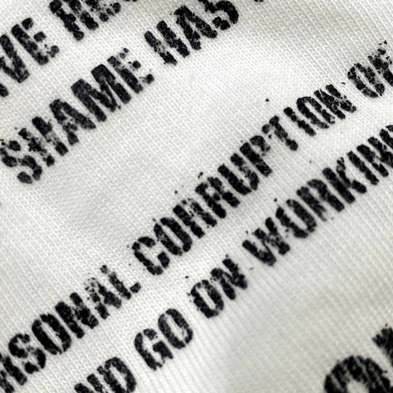 【現状渡し品】【メンズ】 GOD SELECTION XXX ゴッドセレクション ×NUMBER(N)INE ナンバーナインTHE ROLLING STONE ザ ローリングストーン T-SHIRT Ｔシャツ 142-250926-ya-08-izu サイズ：XL カラー：白 万代Net店