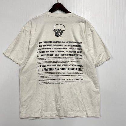 【現状渡し品】【メンズ】 GOD SELECTION XXX ゴッドセレクション ×NUMBER(N)INE ナンバーナインTHE ROLLING STONE ザ ローリングストーン T-SHIRT Ｔシャツ 142-250926-ya-08-izu サイズ：XL カラー：白 万代Net店