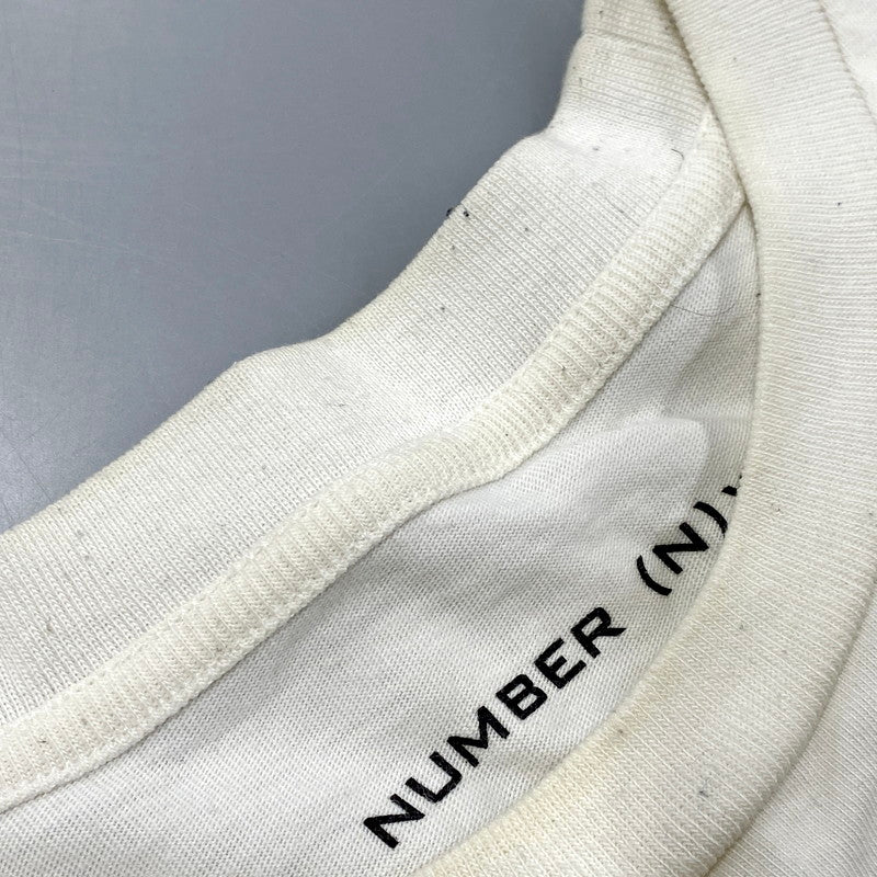 【現状渡し品】【メンズ】 GOD SELECTION XXX ゴッドセレクション ×NUMBER(N)INE ナンバーナインTHE ROLLING STONE ザ ローリングストーン T-SHIRT Ｔシャツ 142-250926-ya-08-izu サイズ：XL カラー：白 万代Net店