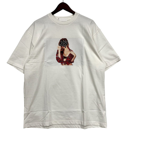 【中古美品】【メンズ】 GOD SELECTION XXX ゴッドセレクション GX-S22-ST-09 MIRANDA KERR ミランダカー T-SHIRT Ｔシャツ トップス 半袖 142-250926-ya-06-izu サイズ：XL カラー：白 万代Net店