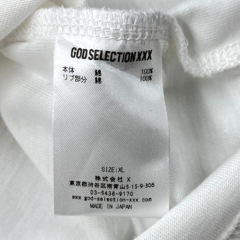【中古美品】【メンズ】 GOD SELECTION XXX ゴッドセレクション GX-S22-ST-09 MIRANDA KERR ミランダカー T-SHIRT Ｔシャツ トップス 半袖 142-250926-ya-06-izu サイズ：XL カラー：白 万代Net店