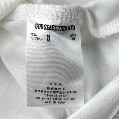 【中古美品】【メンズ】 GOD SELECTION XXX ゴッドセレクション GX-S22-ST-09 MIRANDA KERR ミランダカー T-SHIRT Ｔシャツ トップス 半袖 142-250926-ya-06-izu サイズ：XL カラー：白 万代Net店