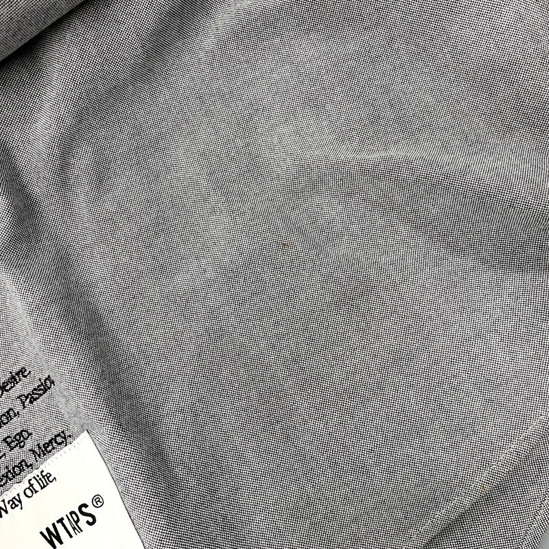 【中古品】【メンズ】 WTAPS ダブルタップス 231GWDT-SHM01 23SS BD LS ボタンダウン ロングスリーブ CTPL.OXFORD.COOLMAX オックスフォード クールマックス トップス 長袖 142-250925-cs-09-izu サイズ：02 カラー：グレー 万代Net店
