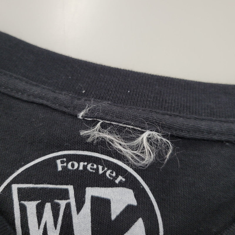 【中古品】【メンズ】 WASTED YOUTH ウェイステッドユース × MEANING ミーニング T-SHIRT Tシャツ 半袖 トップス 142-260106-as-07-izu サイズ：XL カラー：ブラック 万代Net店
