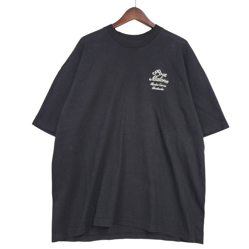 【中古品】【メンズ】 VERDY ヴェルディ × POST MALONE ポストマローン T-SHIRT Tシャツ 半袖 トップス 142-260106-as-05-izu サイズ：XL カラー：ブラック 万代Net店