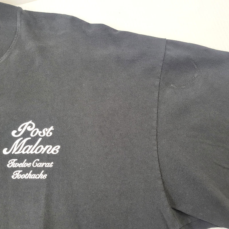 【中古品】【メンズ】 VERDY ヴェルディ × POST MALONE ポストマローン T-SHIRT Tシャツ 半袖 トップス 142-260106-as-05-izu サイズ：XL カラー：ブラック 万代Net店