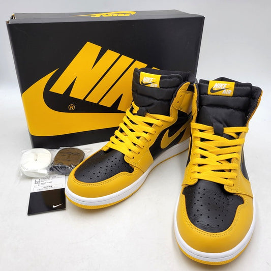 【中古美品】【メンズ】 NIKE ナイキ AIR JORDAN 1 HIGH OG POLLEN 555088-701 エア ジョーダン 1 レトロ ハイ OG パラン スニーカー 靴 160-250924-hi-05-izu サイズ：30cm US 12 カラー：POLLEN/WHITE-BLACK 万代Net店