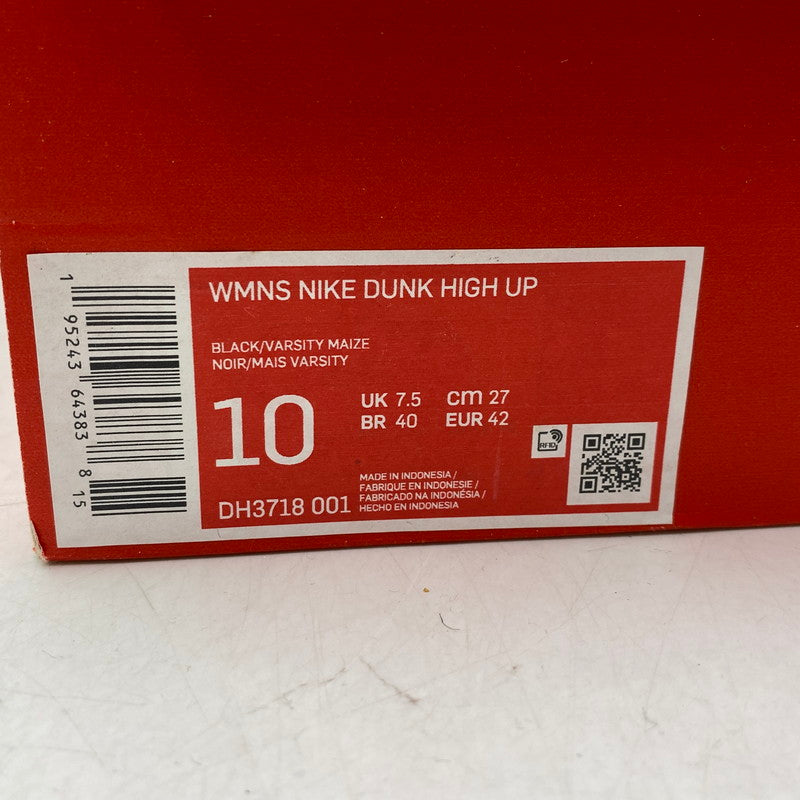 【中古品】【メンズ】 WMNS DUNK HIGH UP DH3718-001 ウィメンズ ダンク ハイ アップ スニーカー シューズ 靴 160-260101-as-09-izu サイズ：27cm カラー：BLACK/VARSITY MAZE 万代Net店