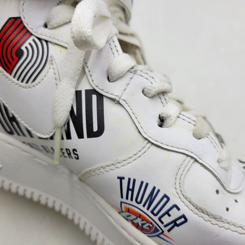 【中古品】【メンズ】 NIKE ナイキ × SUPREME シュプリーム × NBA エヌビーエー AQ8017-100 AIR FORCE エアフォース 1 MID ミッド ’07 スニーカー シューズ 靴 160-250927-ya-18-izu サイズ：27.5cm カラー：WHITE 万代Net店