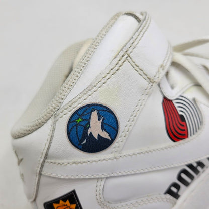 【中古品】【メンズ】 NIKE ナイキ × SUPREME シュプリーム × NBA エヌビーエー AQ8017-100 AIR FORCE エアフォース 1 MID ミッド ’07 スニーカー シューズ 靴 160-250927-ya-18-izu サイズ：27.5cm カラー：WHITE 万代Net店