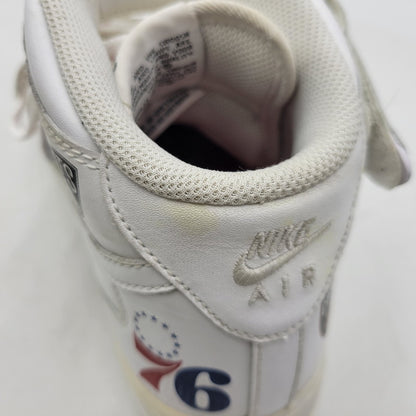 【中古品】【メンズ】 NIKE ナイキ × SUPREME シュプリーム × NBA エヌビーエー AQ8017-100 AIR FORCE エアフォース 1 MID ミッド ’07 スニーカー シューズ 靴 160-250927-ya-18-izu サイズ：27.5cm カラー：WHITE 万代Net店