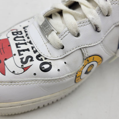 【中古品】【メンズ】 NIKE ナイキ × SUPREME シュプリーム × NBA エヌビーエー AQ8017-100 AIR FORCE エアフォース 1 MID ミッド ’07 スニーカー シューズ 靴 160-250927-ya-18-izu サイズ：27.5cm カラー：WHITE 万代Net店