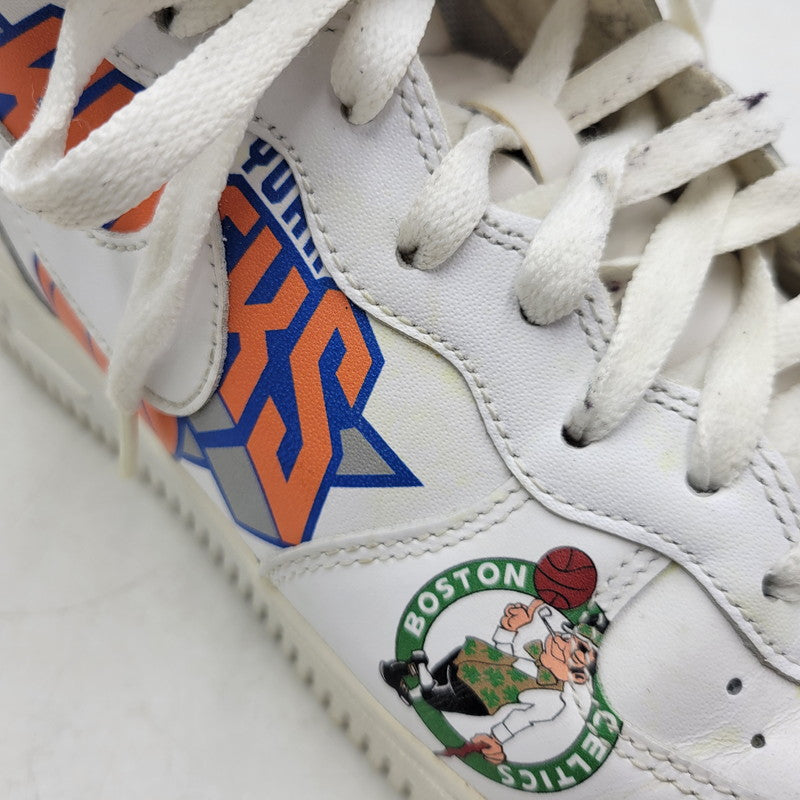 【中古品】【メンズ】 NIKE ナイキ × SUPREME シュプリーム × NBA エヌビーエー AQ8017-100 AIR FORCE エアフォース 1 MID ミッド ’07 スニーカー シューズ 靴 160-250927-ya-18-izu サイズ：27.5cm カラー：WHITE 万代Net店