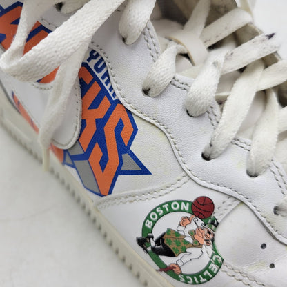 【中古品】【メンズ】 NIKE ナイキ × SUPREME シュプリーム × NBA エヌビーエー AQ8017-100 AIR FORCE エアフォース 1 MID ミッド ’07 スニーカー シューズ 靴 160-250927-ya-18-izu サイズ：27.5cm カラー：WHITE 万代Net店