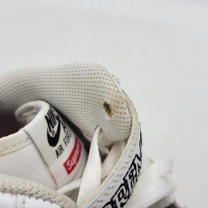 【中古品】【メンズ】 NIKE ナイキ × SUPREME シュプリーム × NBA エヌビーエー AQ8017-100 AIR FORCE エアフォース 1 MID ミッド ’07 スニーカー シューズ 靴 160-250927-ya-18-izu サイズ：27.5cm カラー：WHITE 万代Net店