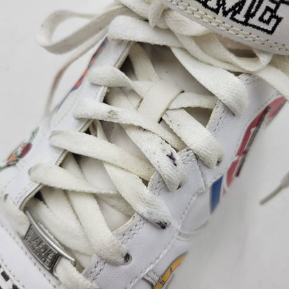 【中古品】【メンズ】 NIKE ナイキ × SUPREME シュプリーム × NBA エヌビーエー AQ8017-100 AIR FORCE エアフォース 1 MID ミッド ’07 スニーカー シューズ 靴 160-250927-ya-18-izu サイズ：27.5cm カラー：WHITE 万代Net店