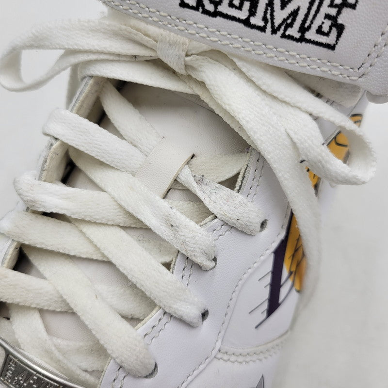 【中古品】【メンズ】 NIKE ナイキ × SUPREME シュプリーム × NBA エヌビーエー AQ8017-100 AIR FORCE エアフォース 1 MID ミッド ’07 スニーカー シューズ 靴 160-250927-ya-18-izu サイズ：27.5cm カラー：WHITE 万代Net店