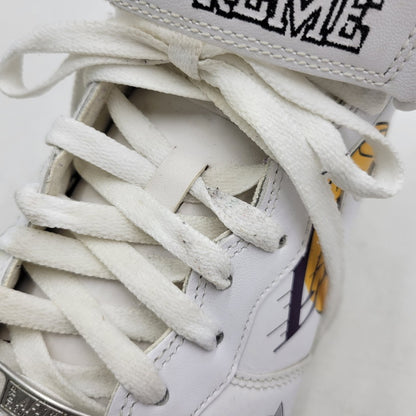 【中古品】【メンズ】 NIKE ナイキ × SUPREME シュプリーム × NBA エヌビーエー AQ8017-100 AIR FORCE エアフォース 1 MID ミッド ’07 スニーカー シューズ 靴 160-250927-ya-18-izu サイズ：27.5cm カラー：WHITE 万代Net店