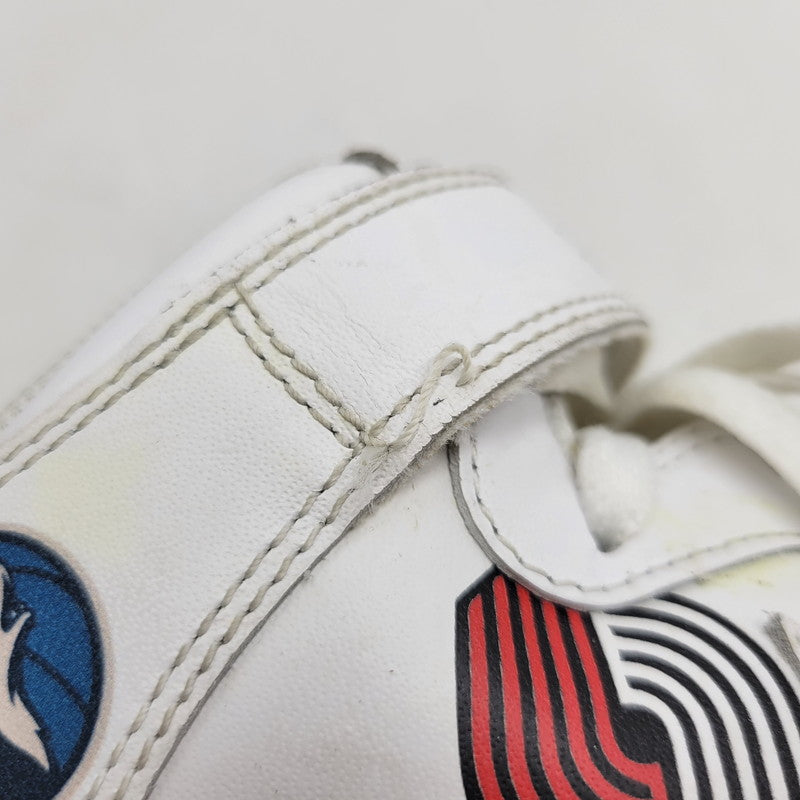 【中古品】【メンズ】 NIKE ナイキ × SUPREME シュプリーム × NBA エヌビーエー AQ8017-100 AIR FORCE エアフォース 1 MID ミッド ’07 スニーカー シューズ 靴 160-250927-ya-18-izu サイズ：27.5cm カラー：WHITE 万代Net店