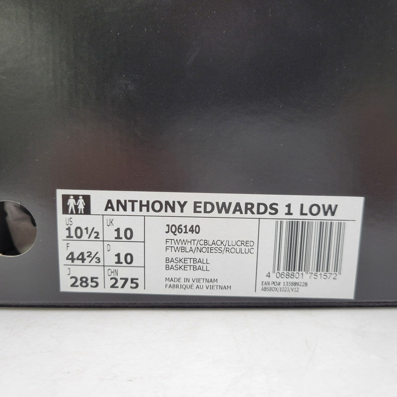 【中古美品】【メンズ】 adidas アディダス JQ6140 AE 1 LOW ロウ BEST OF ベスト オブ ADI 2.0 スニーカー シューズ 靴 161-250930-ya-07-izu サイズ：28.5cm カラー：ホワイト×ブラック 万代Net店