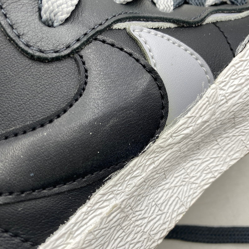 【中古品】【レディース】 × SACAI サカイ BLAZER MID BV0072-002 ブレザー ミッド スニーカー シューズ 靴 166-251231-as-05-izu サイズ：24cm カラー：BLACK/WOLF GREY-WHITE 万代Net店
