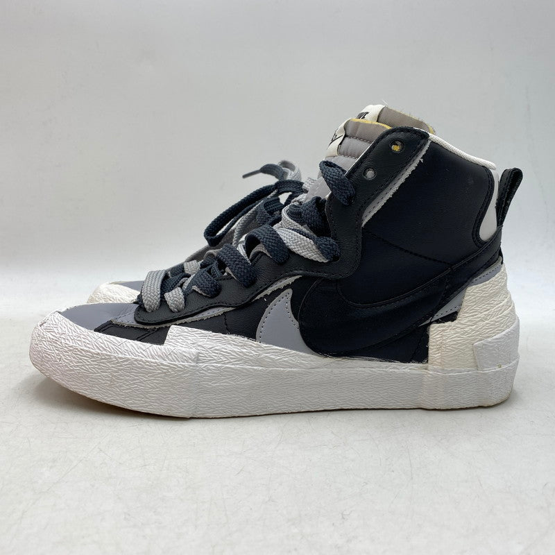【中古品】【レディース】 × SACAI サカイ BLAZER MID BV0072-002 ブレザー ミッド スニーカー シューズ 靴 166-251231-as-05-izu サイズ：24cm カラー：BLACK/WOLF GREY-WHITE 万代Net店