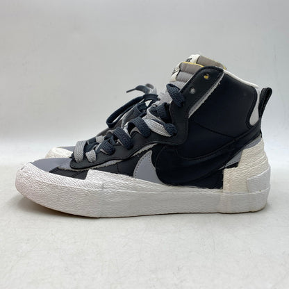 【中古品】【レディース】 × SACAI サカイ BLAZER MID BV0072-002 ブレザー ミッド スニーカー シューズ 靴 166-251231-as-05-izu サイズ：24cm カラー：BLACK/WOLF GREY-WHITE 万代Net店