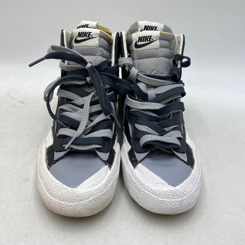 【中古品】【レディース】 × SACAI サカイ BLAZER MID BV0072-002 ブレザー ミッド スニーカー シューズ 靴 166-251231-as-05-izu サイズ：24cm カラー：BLACK/WOLF GREY-WHITE 万代Net店