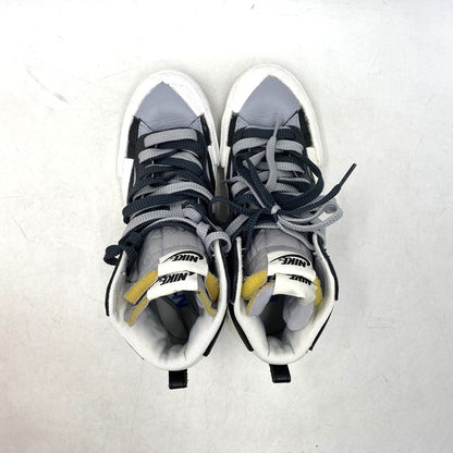 【中古品】【レディース】 × SACAI サカイ BLAZER MID BV0072-002 ブレザー ミッド スニーカー シューズ 靴 166-251231-as-05-izu サイズ：24cm カラー：BLACK/WOLF GREY-WHITE 万代Net店