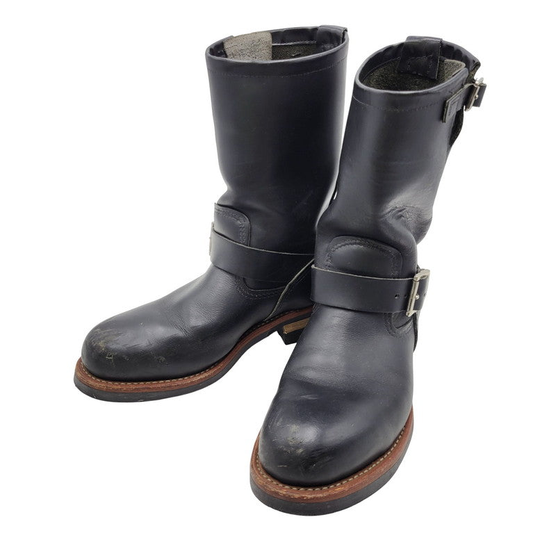 【中古品】【メンズ】 RED WING レッドウィング 2268 USA製 10年製 ENGINEER BOOTS エンジニア ブーツ シューズ 靴 164-250930-ya-09-izu サイズ：26cm カラー：BLACK 万代Net店