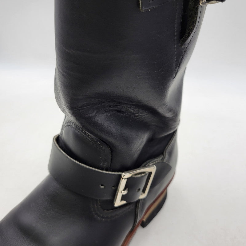 【中古品】【メンズ】 RED WING レッドウィング 2268 USA製 10年製 ENGINEER BOOTS エンジニア ブーツ シューズ 靴 164-250930-ya-09-izu サイズ：26cm カラー：BLACK 万代Net店