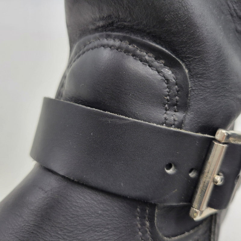 【中古品】【メンズ】 RED WING レッドウィング 2268 USA製 10年製 ENGINEER BOOTS エンジニア ブーツ シューズ 靴 164-250930-ya-09-izu サイズ：26cm カラー：BLACK 万代Net店