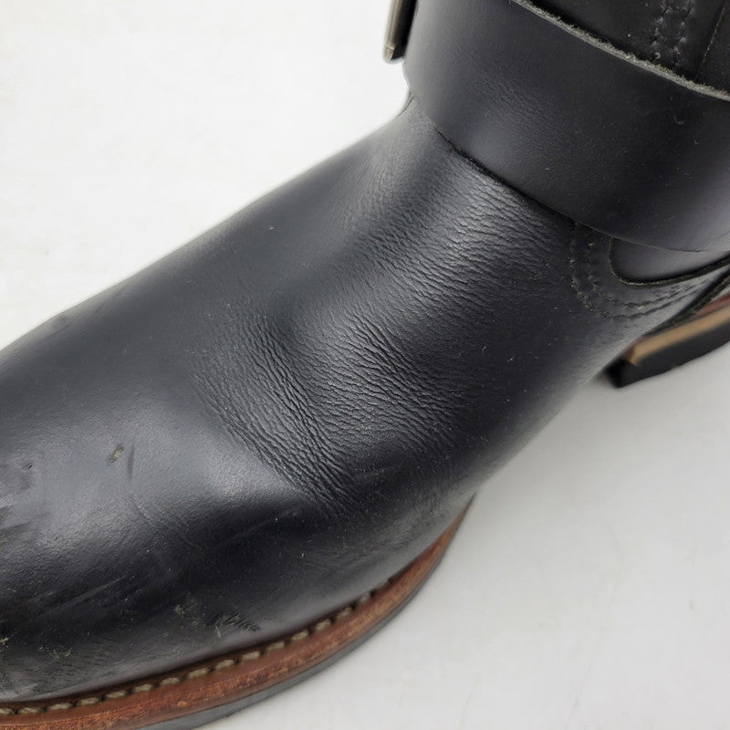 【中古品】【メンズ】 RED WING レッドウィング 2268 USA製 10年製 ENGINEER BOOTS エンジニア ブーツ シューズ 靴 164-250930-ya-09-izu サイズ：26cm カラー：BLACK 万代Net店