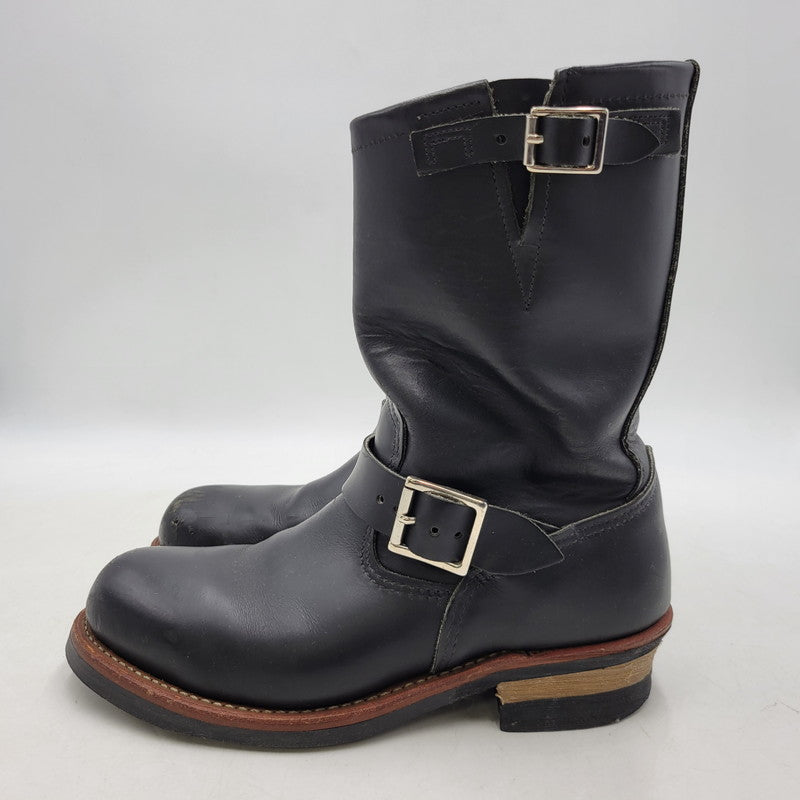 【中古品】【メンズ】 RED WING レッドウィング 2268 USA製 10年製 ENGINEER BOOTS エンジニア ブーツ シューズ 靴 164-250930-ya-09-izu サイズ：26cm カラー：BLACK 万代Net店