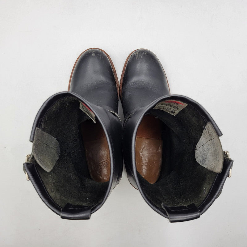 【中古品】【メンズ】 RED WING レッドウィング 2268 USA製 10年製 ENGINEER BOOTS エンジニア ブーツ シューズ 靴 164-250930-ya-09-izu サイズ：26cm カラー：BLACK 万代Net店