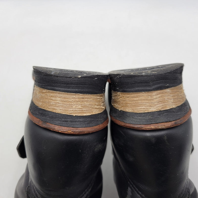 【中古品】【メンズ】 RED WING レッドウィング 2268 USA製 10年製 ENGINEER BOOTS エンジニア ブーツ シューズ 靴 164-250930-ya-09-izu サイズ：26cm カラー：BLACK 万代Net店